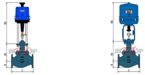 電動籠式調節(jié)閥 結構圖